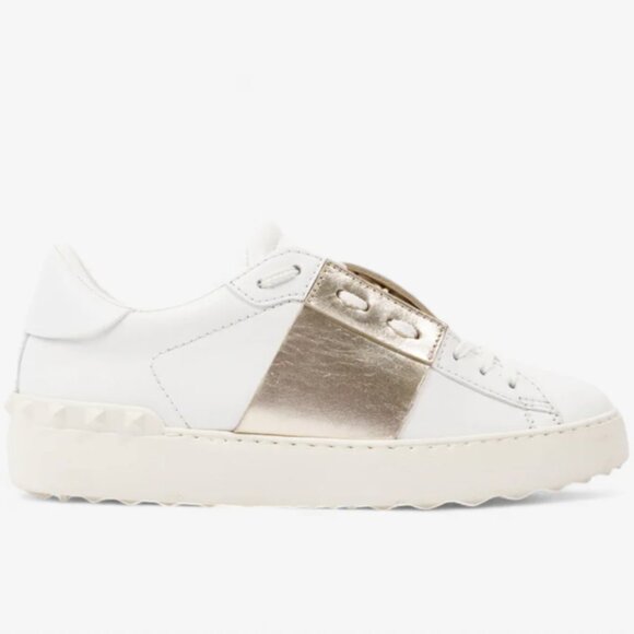 Valentino Garavani Rockstud Round Tote Low-Top Sneakers × 1 IT38 / White - Picture 9 of 16